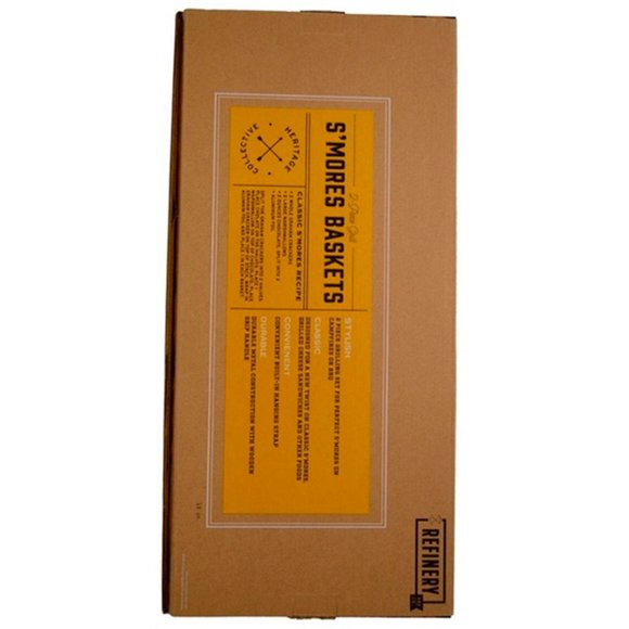 Refinery 2‑pk. S'mores Basket Griller ‑ Silver - Picture 2 of 2